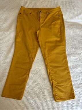 Talbots Mustard Straight Leg Pants